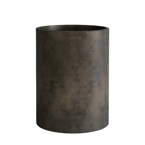 Кашпо Concretika Cylinder D40 H80 Brezent Grey фото 1