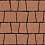 Тротуарная плитка Выбор Антик Б.3.А.6 Гранит 60мм Оранжевый